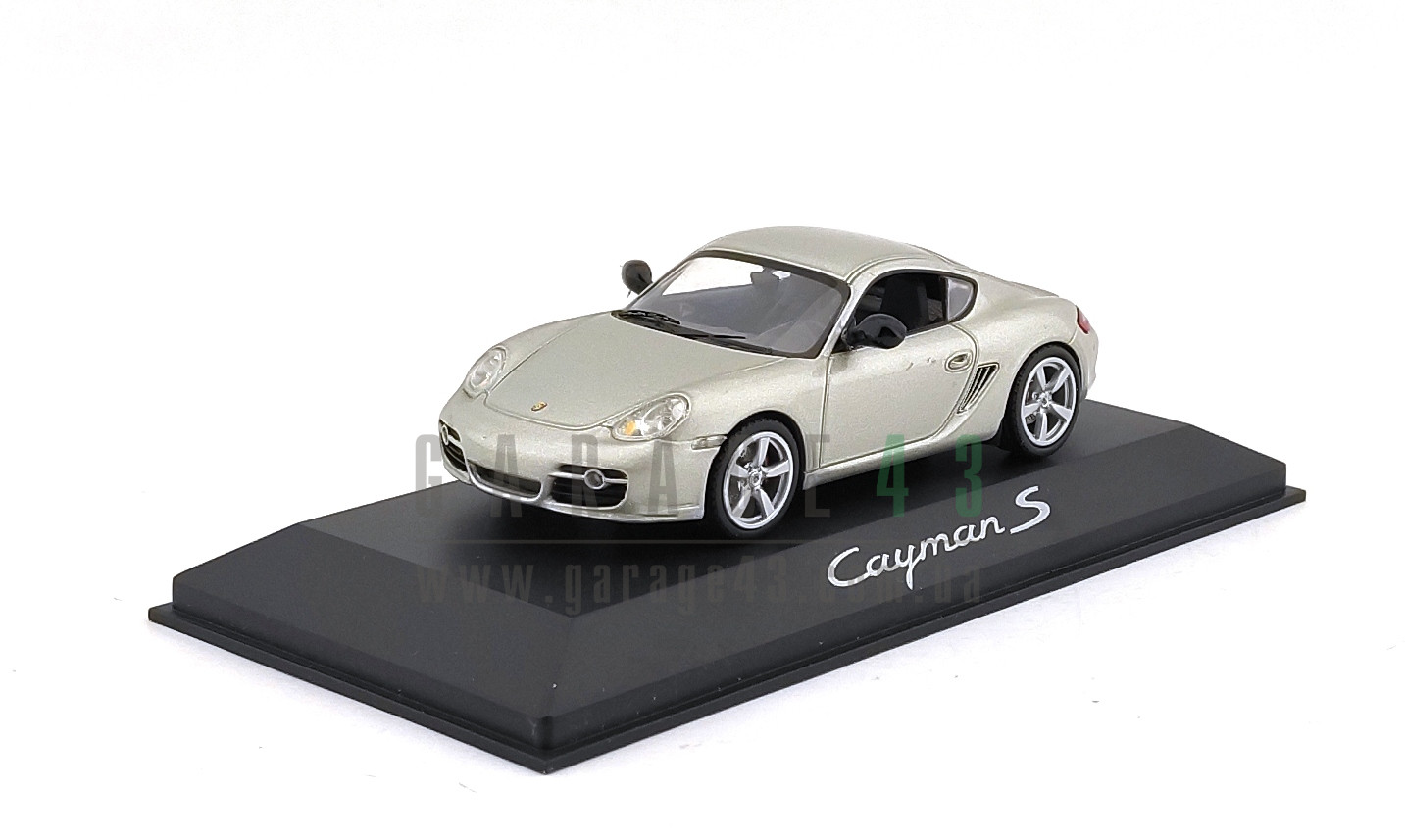 Garage43 - Road cars - 1/43 Porsche Cayman S silver Schuco WAP02030016