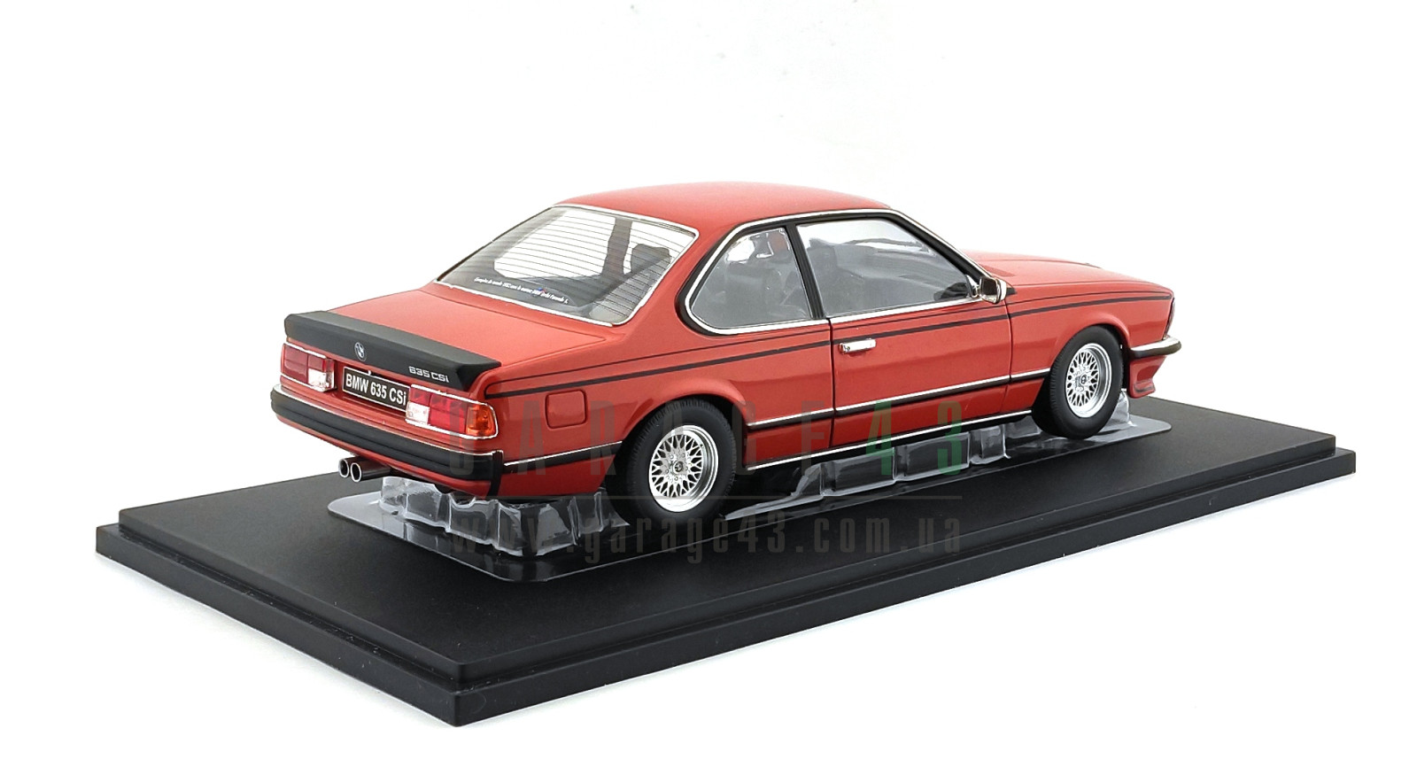 Garage43 - Дорожні автомобілі - 1/18 BMW 635 CSI E24 1984 red