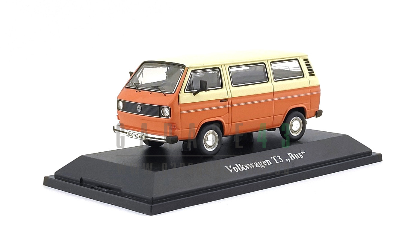 Premium ClassiXXs 1/43 - Volkswagen T3a Minibus Polizei Vert, échelle 1/43