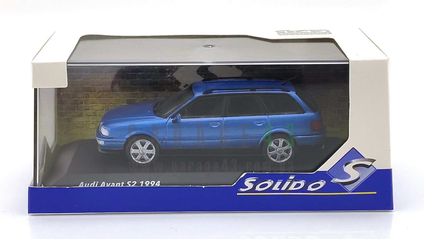 AUDI RS2 AVANT de 1994 jaune au 1/43 de Topmarques / Top Marques TM43